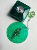 Orgonitlåda för förvaring av halvädelstenar, runor och magiska smycken - Grön magi