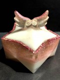 Orgonite box in the shape of a pentagram with angel wings for storing and cleansing crystals and jewelry - Angel Love