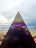 Piramide di orgone Feng Shui per attirare fortuna e abbondanza con l'ametista - Crystal Magic
