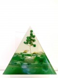 Orgone-pyramidi rahan houkuttelemiseksi - "Rahan puu" - XL