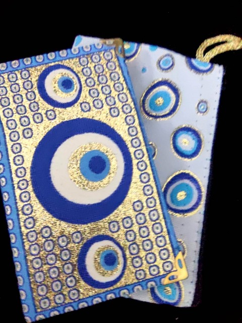 Ručně vyrobený věštecký deník kapesní velikosti - Evil eye (Nazar)