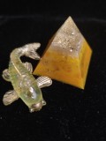 Feng shui talisman for attracting health and wealth - Koi fish with Citrine
