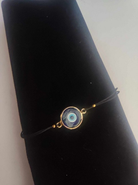 Bracelet avec Nazar bleu pour se protéger des mauvais yeux et des mauvaises énergies