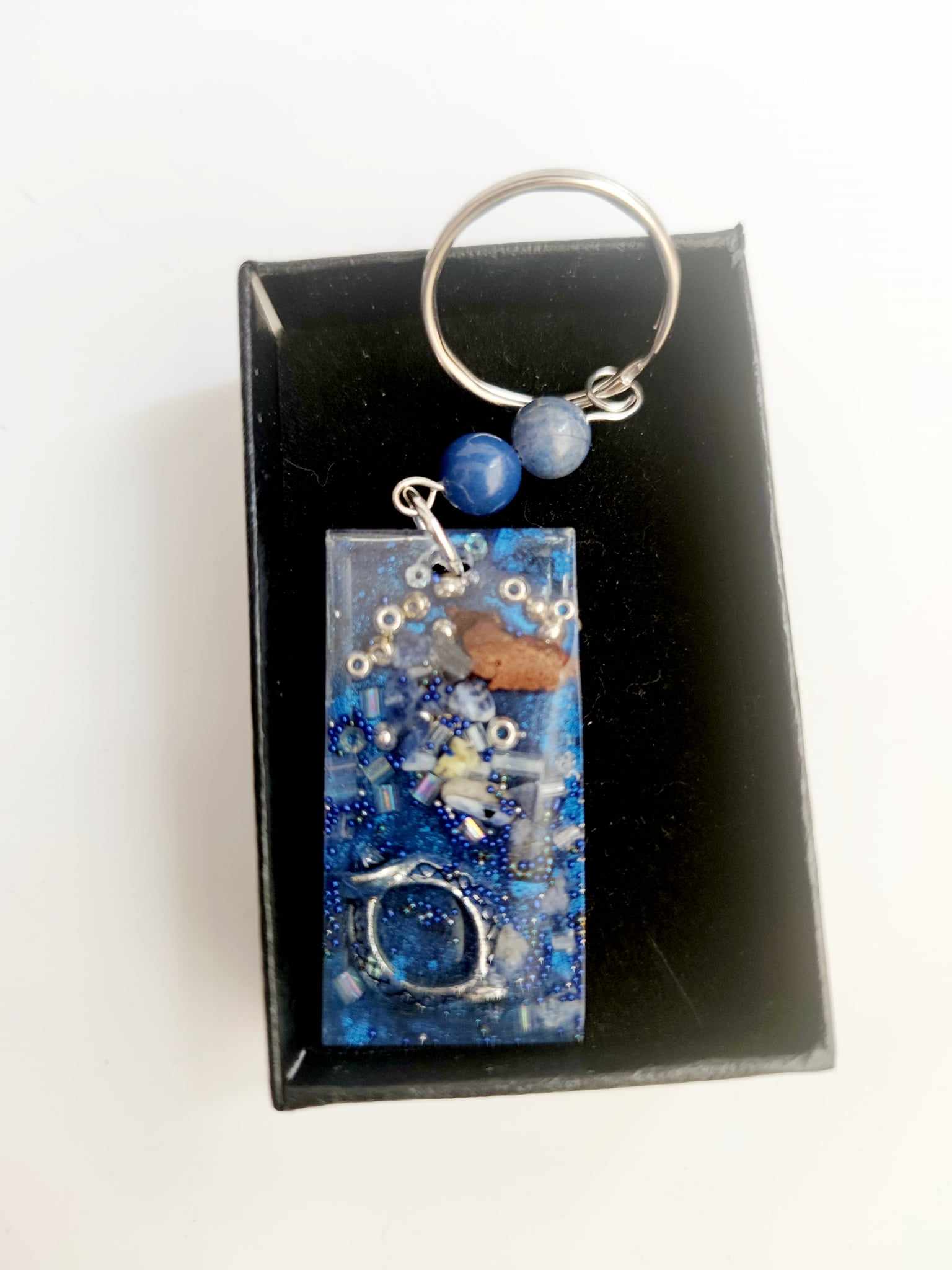 Amulette porte-bonheur pour signe du zodiaque Balance - porte-clés orgonite