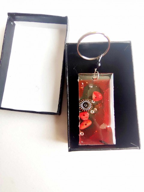 Good luck amulet for Sagittarius zodiac sign - orgonite keychain