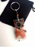 Good luck amulet for Virgo zodiac sign - orgonite keychain