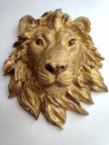 Regalo para el signo zodiacal Leo - decoración de pared con cabeza de león