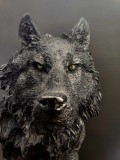 Άγαλμα λύκου για διακόσμηση σε σπίτι ή γραφείο - Ζώο τοτέμ λύκου