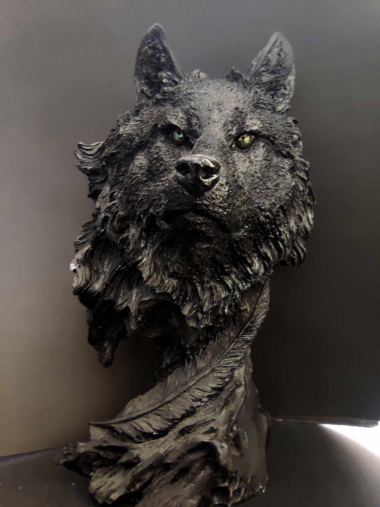Posąg Wilka do dekoracji w domu lub biurze - Zwierzę totem Wilka Posąg Wilka do dekoracji w domu lub biurze - Zwierzę totem Wilka