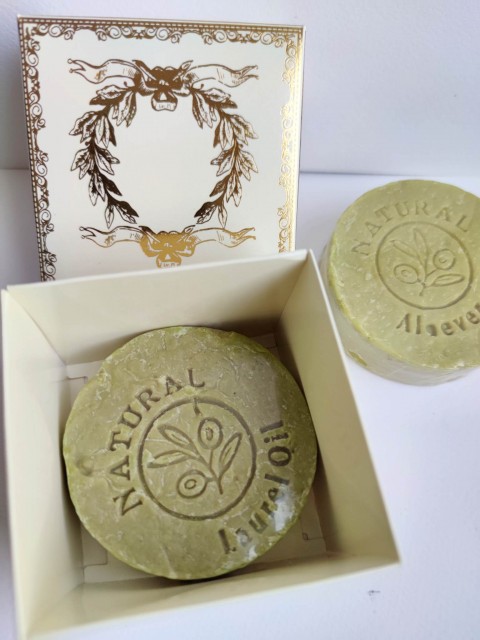 Natural spa soaps set - for magical rituals for money and detox with laurel and aloe vera